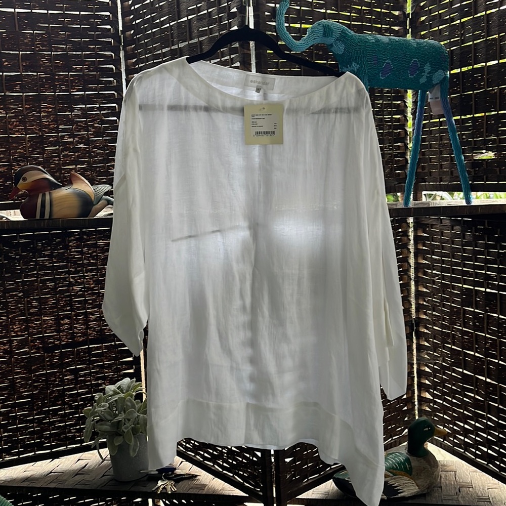 Scoop neck top Eskandar